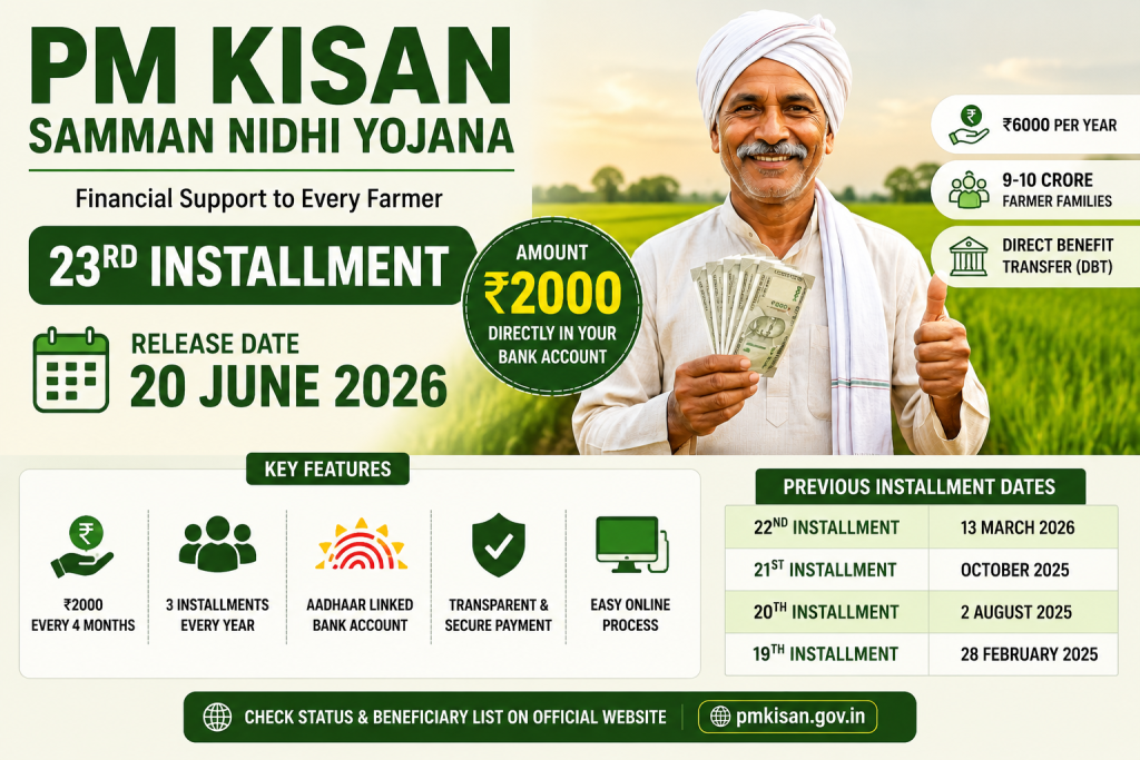 PM Kisan ₹2000 installment